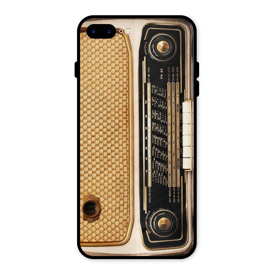 Vintage Radio Metal Back Case for iPhone 8 Plus