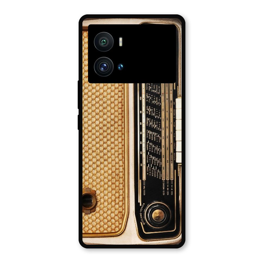 Vintage Radio Metal Back Case for iQOO 9 Pro