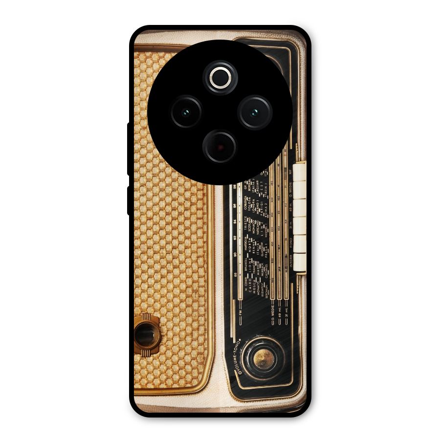 Vintage Radio Metal Back Case for iQOO Z10