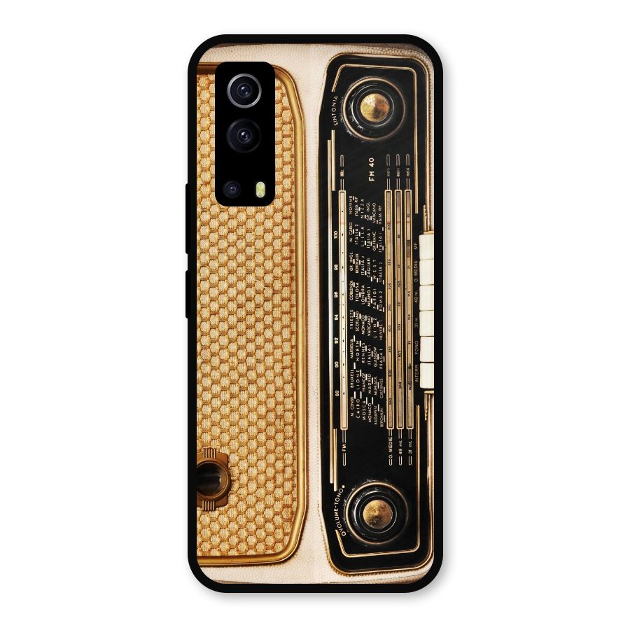 Vintage Radio Metal Back Case for iQOO Z3