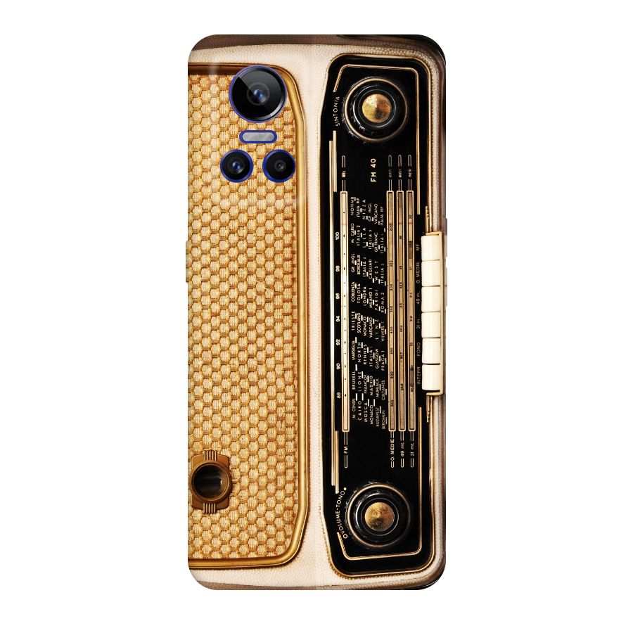Vintage Radio Original Polycarbonate Back Case for Realme GT Neo 3