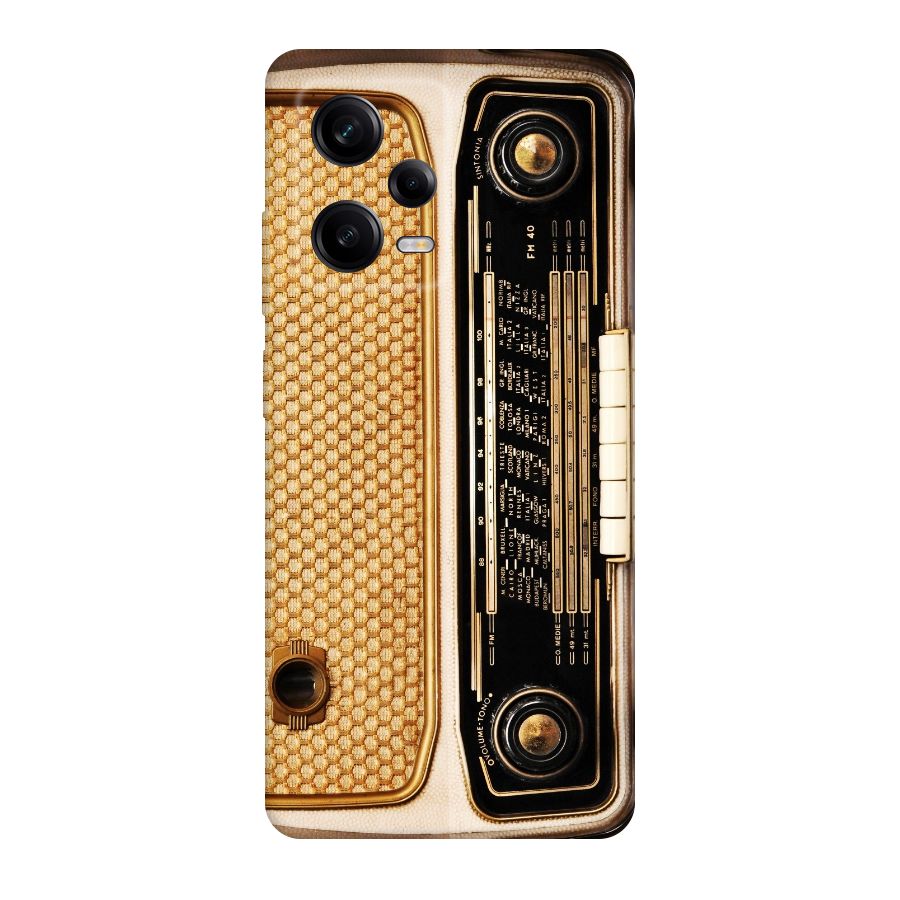 Vintage Radio Original Polycarbonate Back Case for Redmi Note 12 Pro