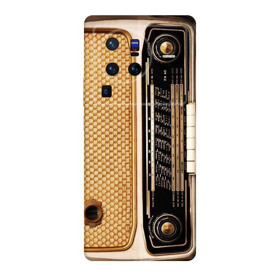 Vintage Radio Original Polycarbonate Back Case for Vivo X80
