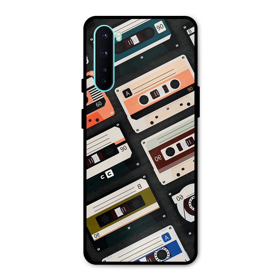 Vintage Retro Cassettes Metal Back Case for OnePlus Nord