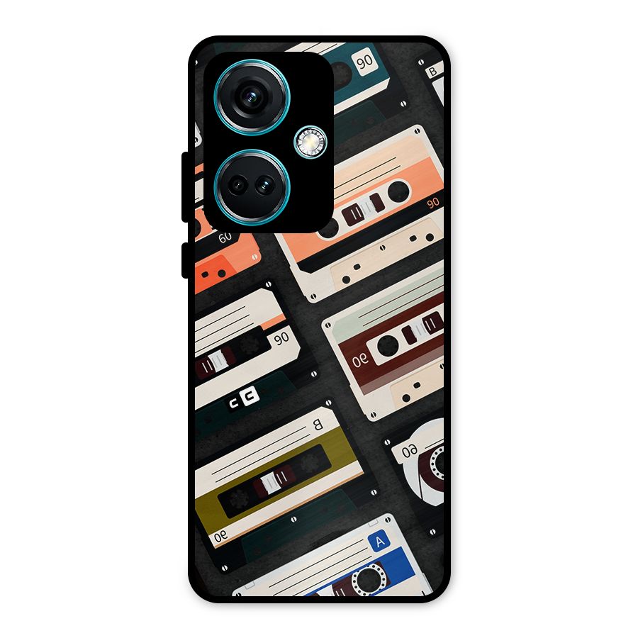 Vintage Retro Cassettes Metal Back Case for OnePlus Nord CE 3 5G