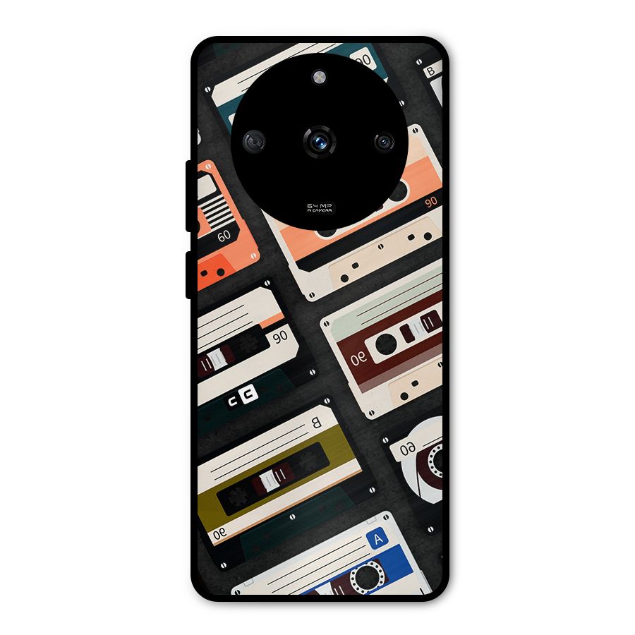 Vintage Retro Cassettes Metal Back Case for Realme Narzo 60 5G