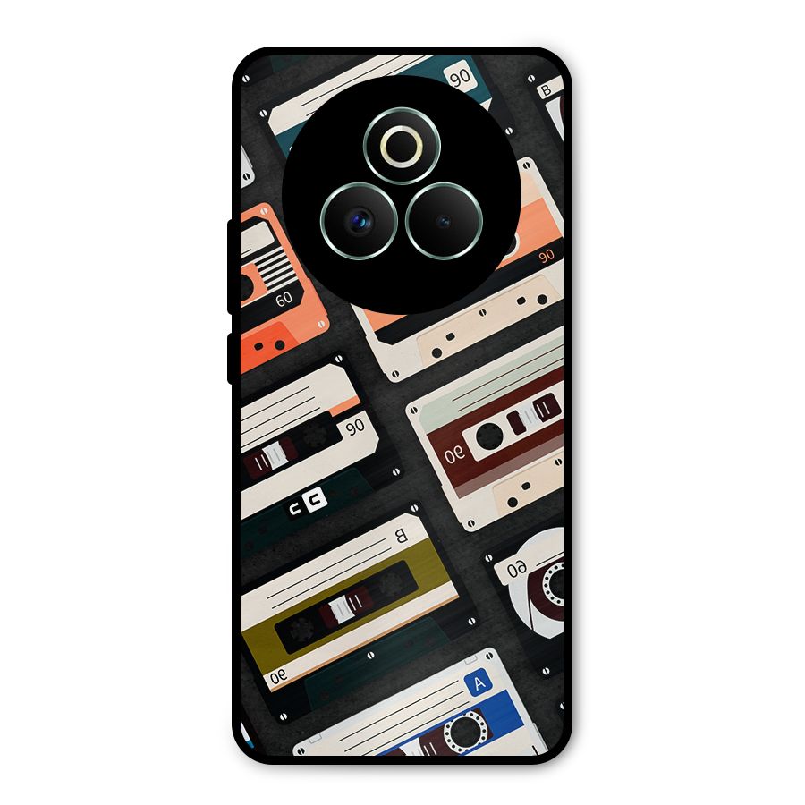 Vintage Retro Cassettes Metal Back Case for Realme P3 Pro