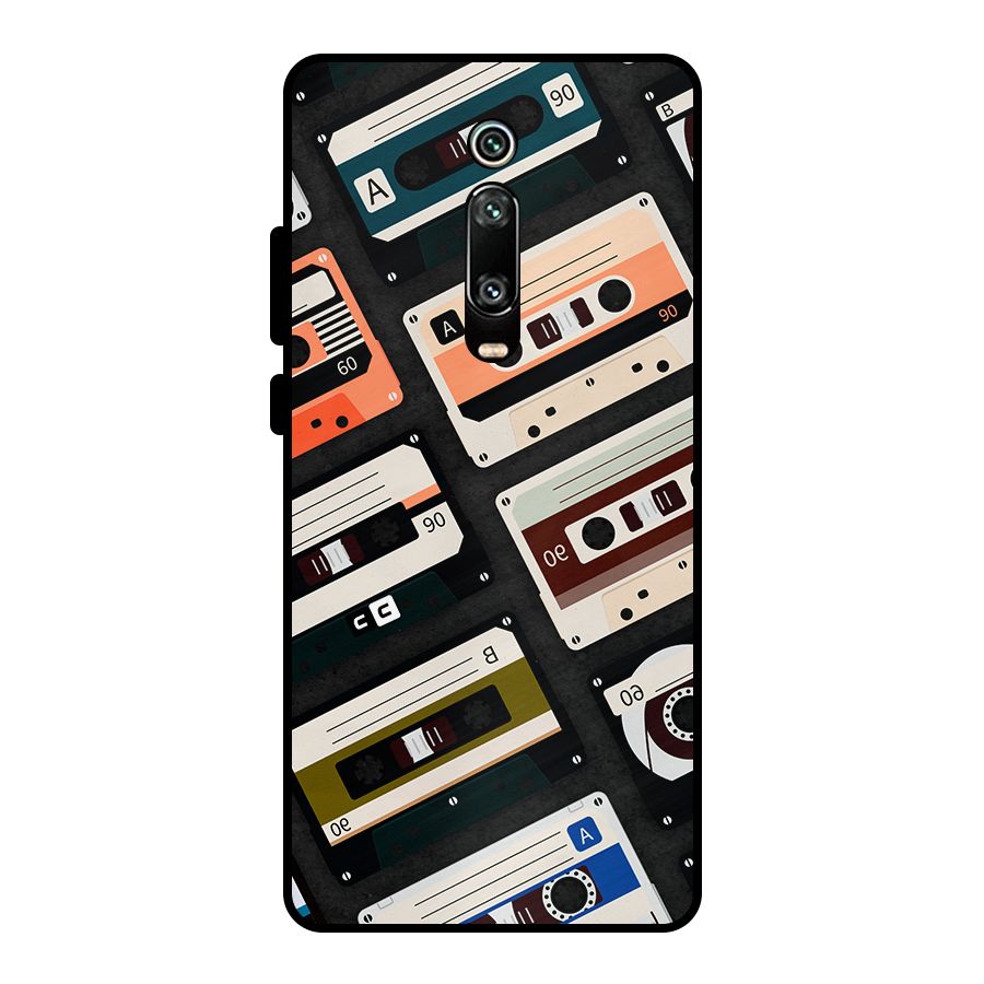 Vintage Retro Cassettes Metal Back Case for Redmi K20 Pro