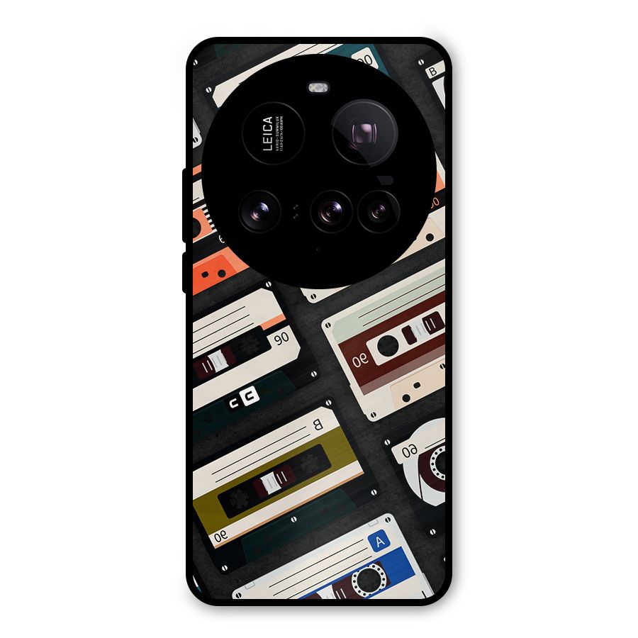 Vintage Retro Cassettes Metal Back Case for Xiaomi 15 Ultra