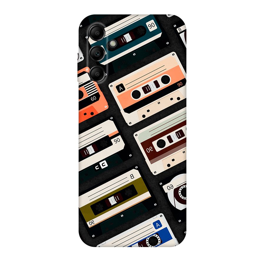 Vintage Retro Cassettes Original Polycarbonate Back Case for Galaxy A14 5G