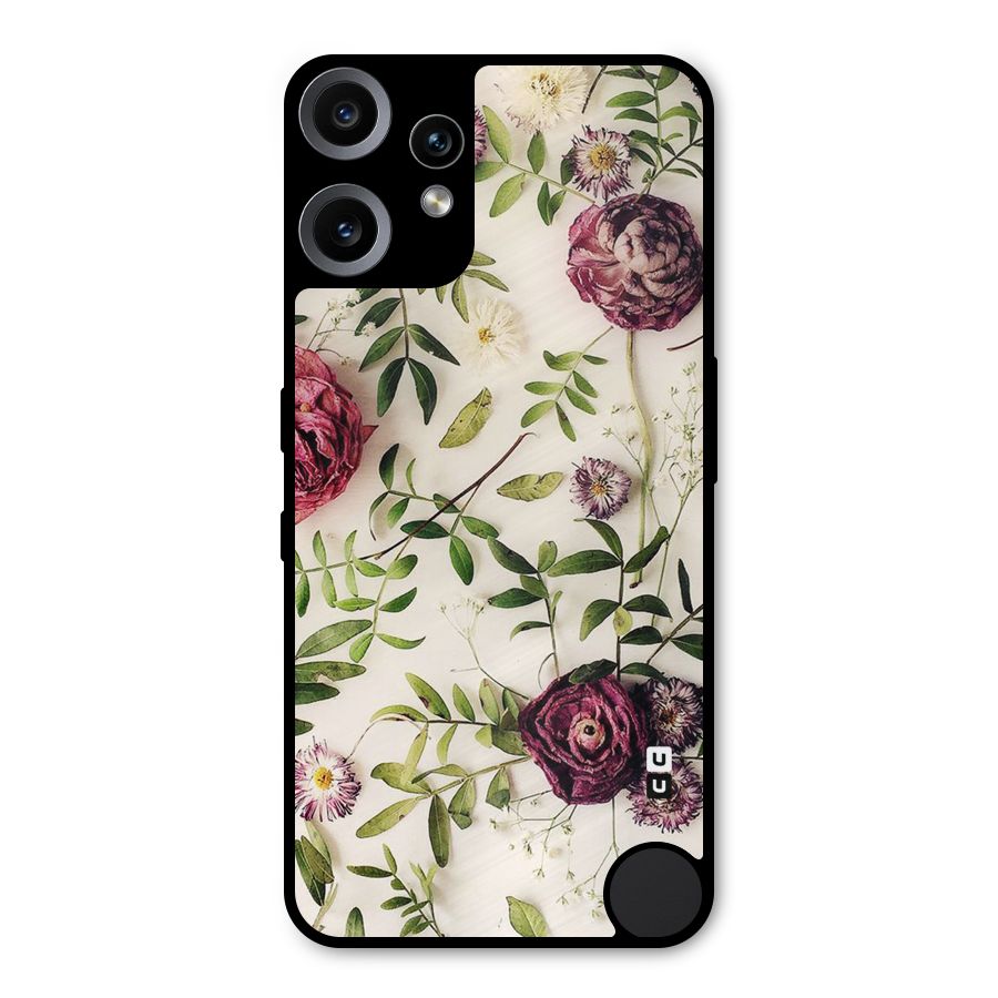 Vintage Rust Floral Metal Back Case for Nothing CMF Phone 2 Pro