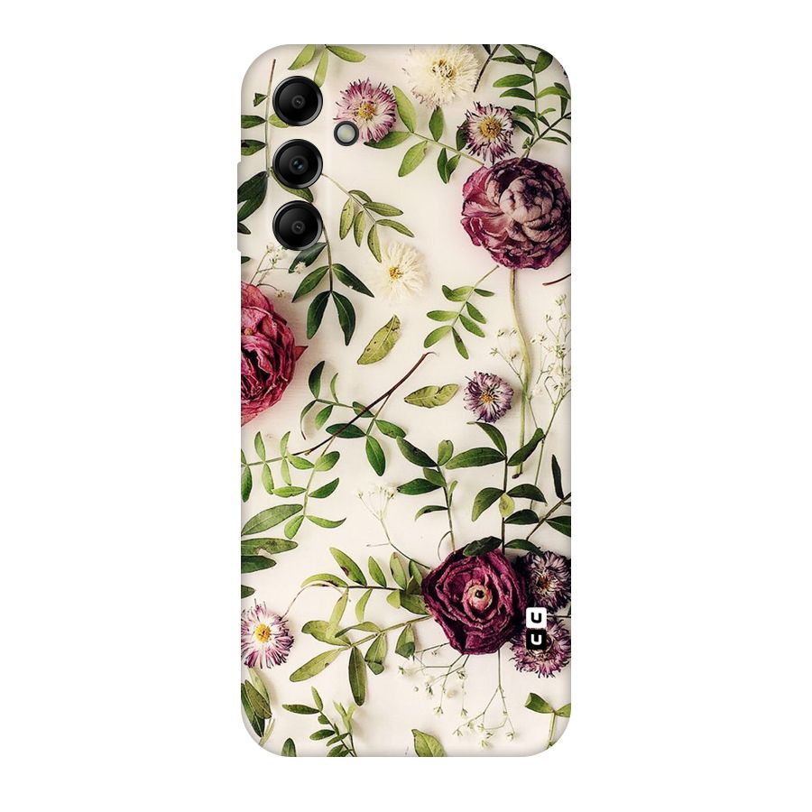 Vintage Rust Floral Original Polycarbonate Back Case for Galaxy A14 5G