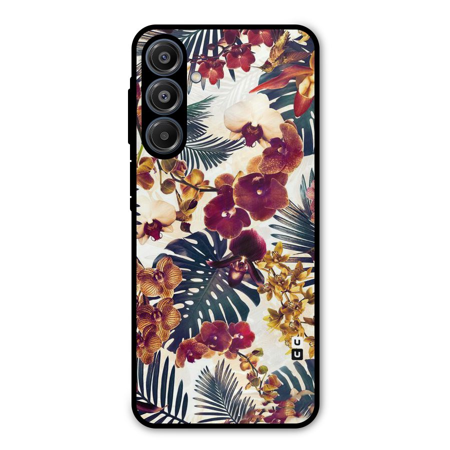 Vintage Rustic Flowers Metal Back Case for Galaxy A16 5G