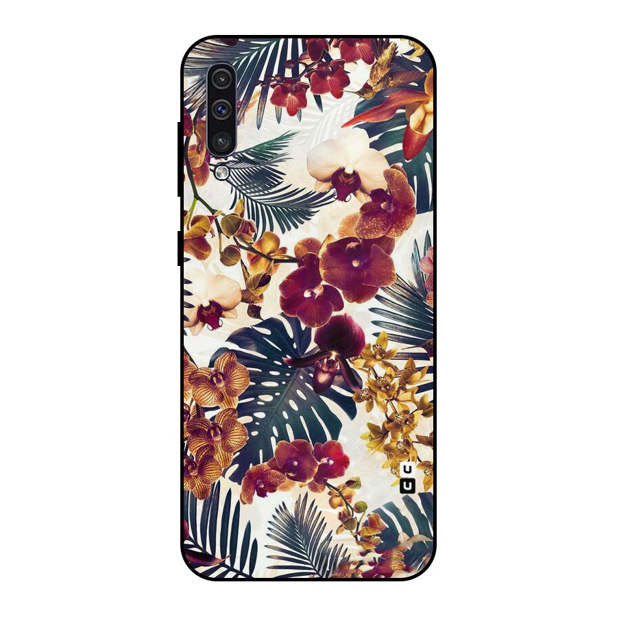 Vintage Rustic Flowers Metal Back Case for Galaxy A30s
