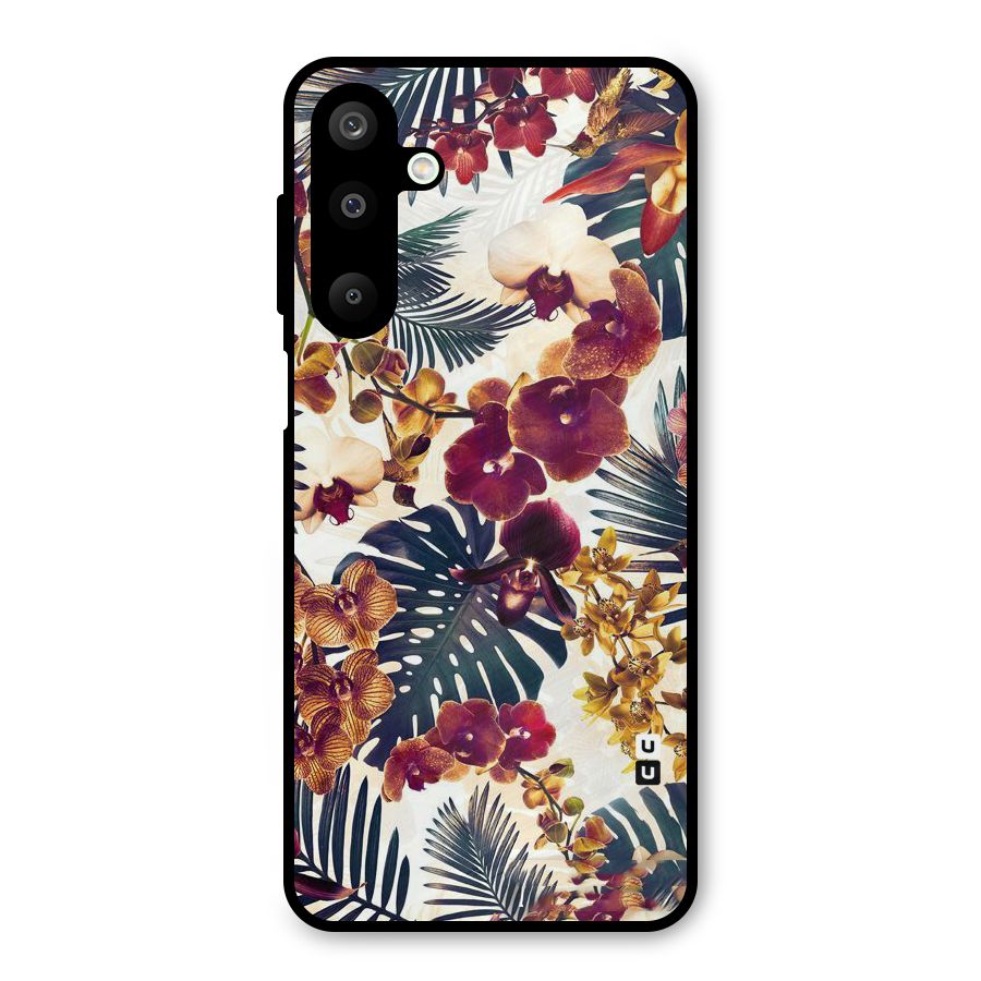 Vintage Rustic Flowers Metal Back Case for Galaxy M16