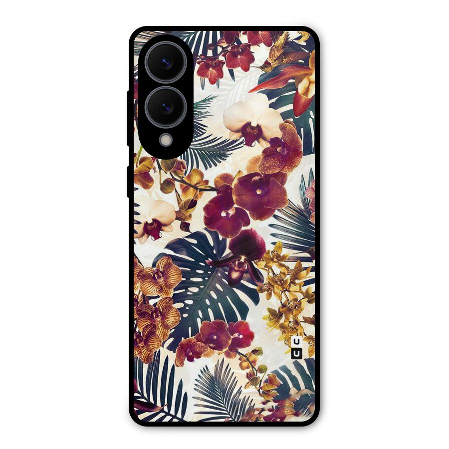 Vintage Rustic Flowers Metal Back Case for Galaxy S25 Edge
