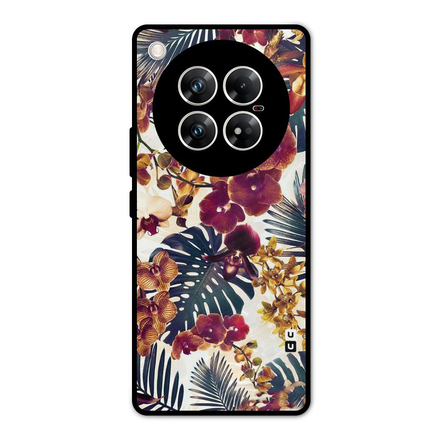 Vintage Rustic Flowers Metal Back Case for Infinix Zero 40 5G