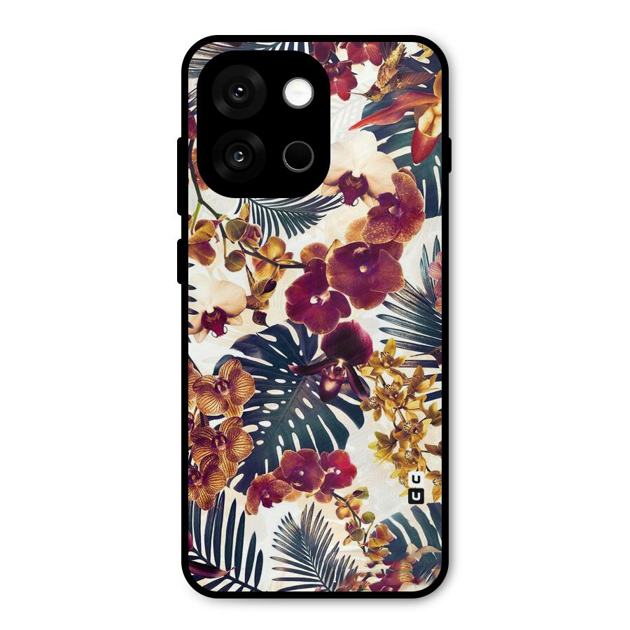 Vintage Rustic Flowers Metal Back Case for OnePlus 13s