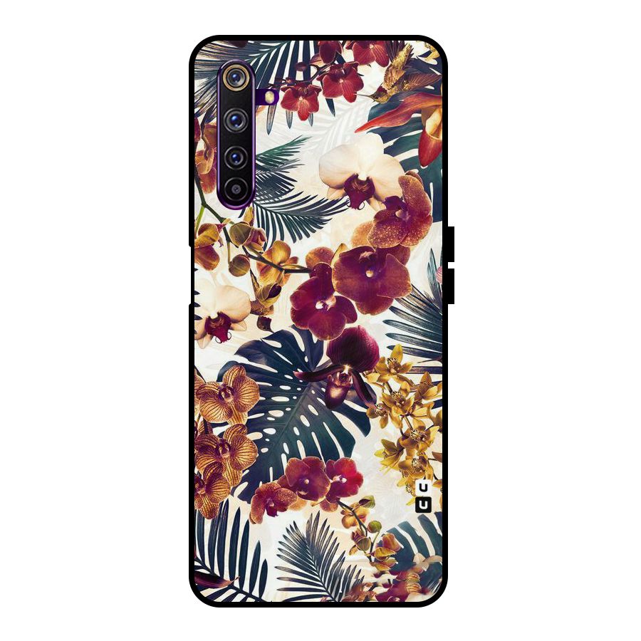 Vintage Rustic Flowers Metal Back Case for Realme 6 Pro
