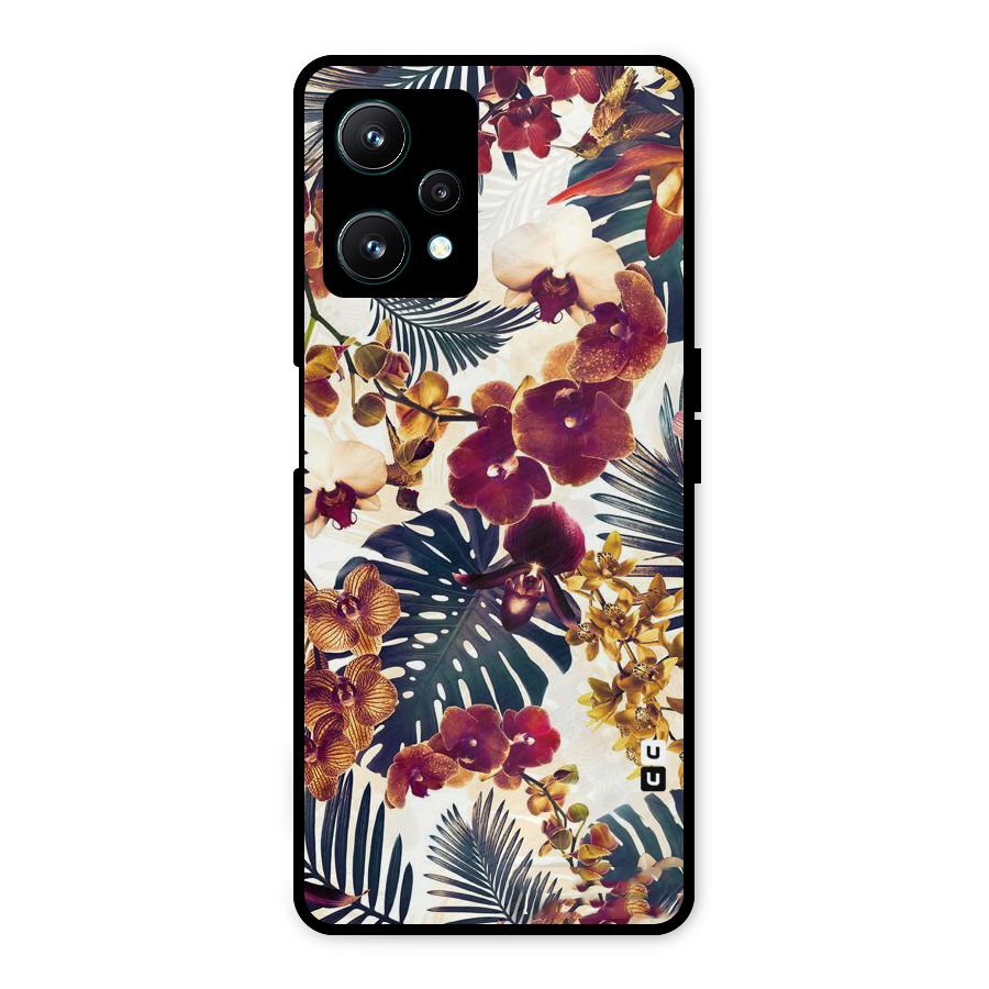 Vintage Rustic Flowers Metal Back Case for Realme 9 Pro 5G