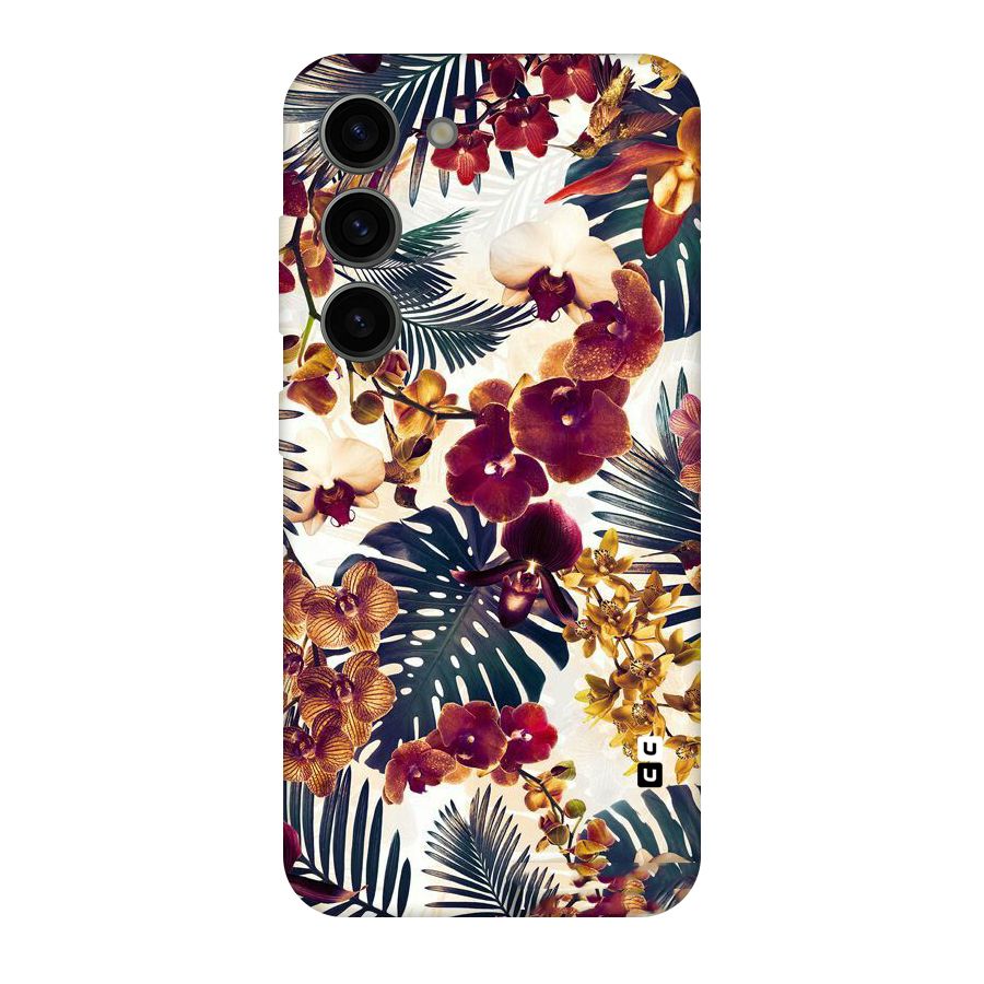 Vintage Rustic Flowers Original Polycarbonate Back Case for Galaxy S23