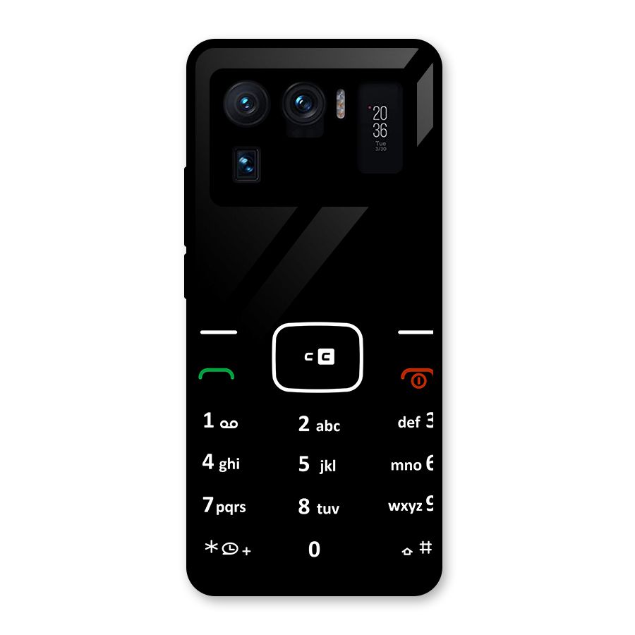 Vintage Smart Phone Glass Back Case for Mi 11 Ultra