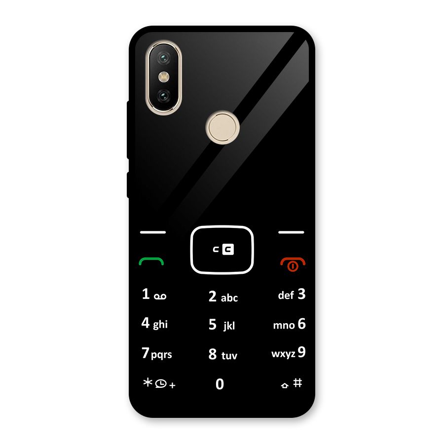 Vintage Smart Phone Glass Back Case for Redmi A2