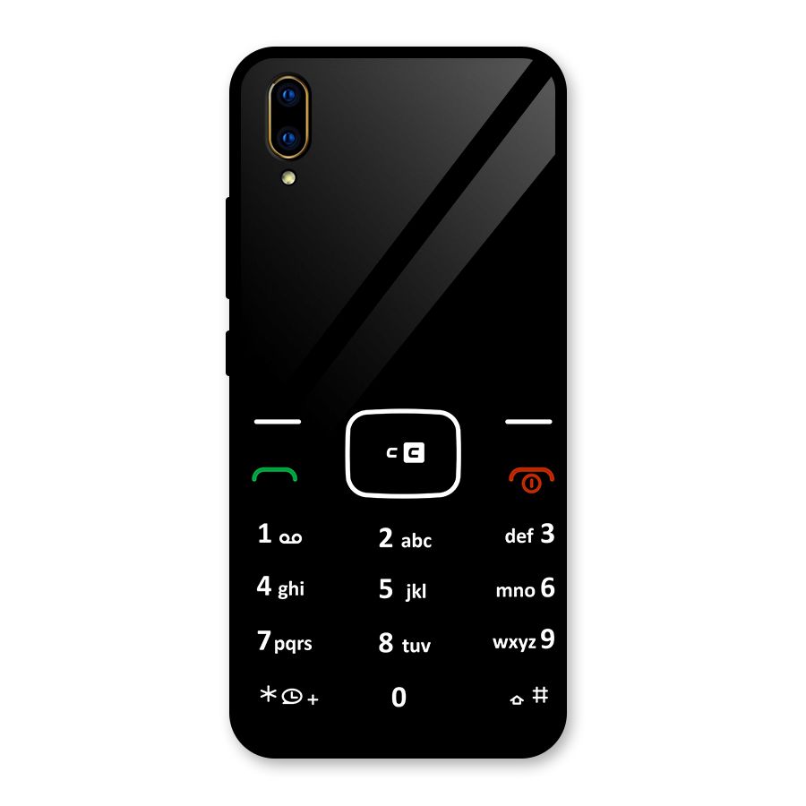 Vintage Smart Phone Glass Back Case for Vivo V11 Pro