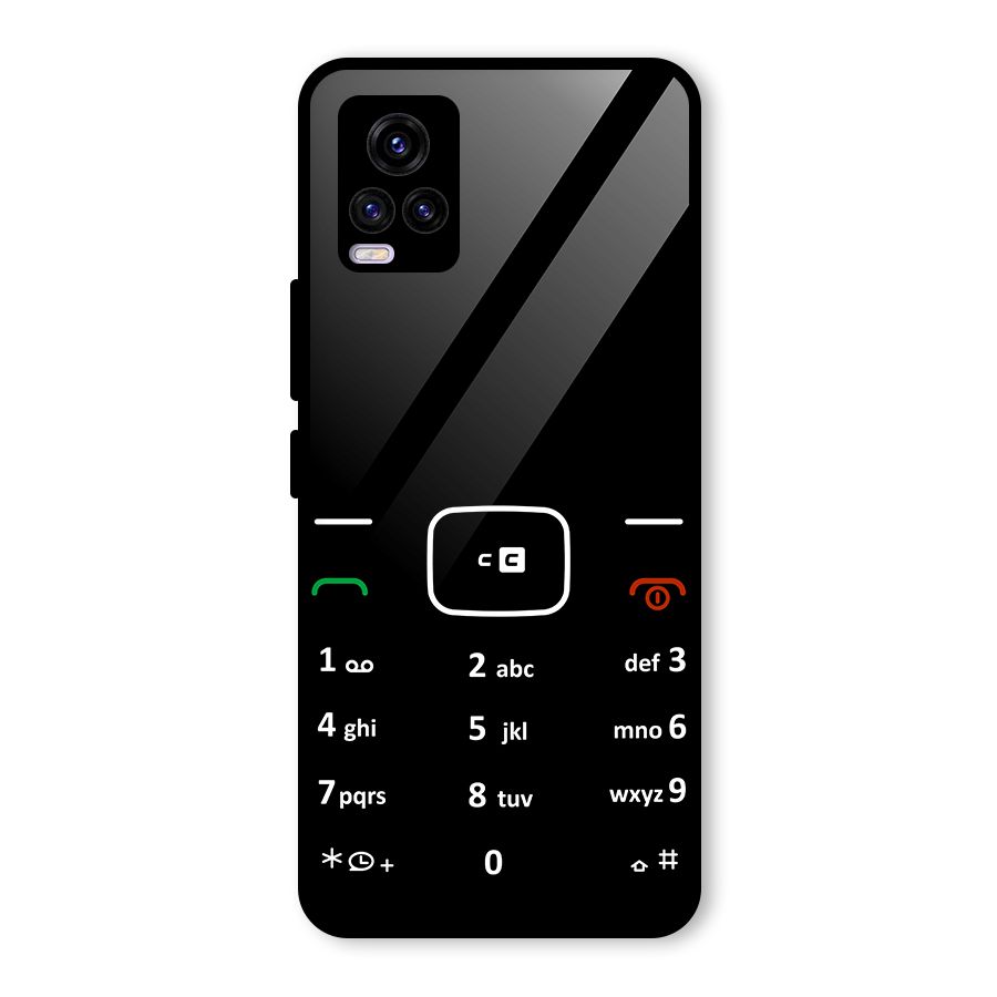 Vintage Smart Phone Glass Back Case for Vivo V20 2021
