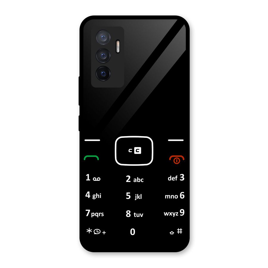 Vintage Smart Phone Glass Back Case for Vivo V23e