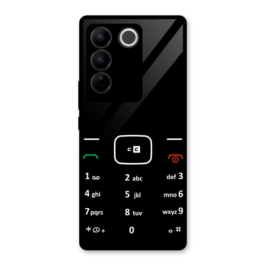 Vintage Smart Phone Glass Back Case for Vivo V27