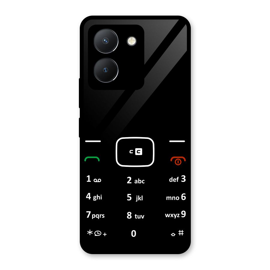 Vintage Smart Phone Glass Back Case for Vivo Y36