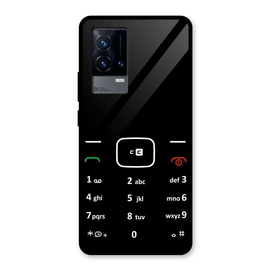 Vintage Smart Phone Glass Back Case for iQOO 9 5G