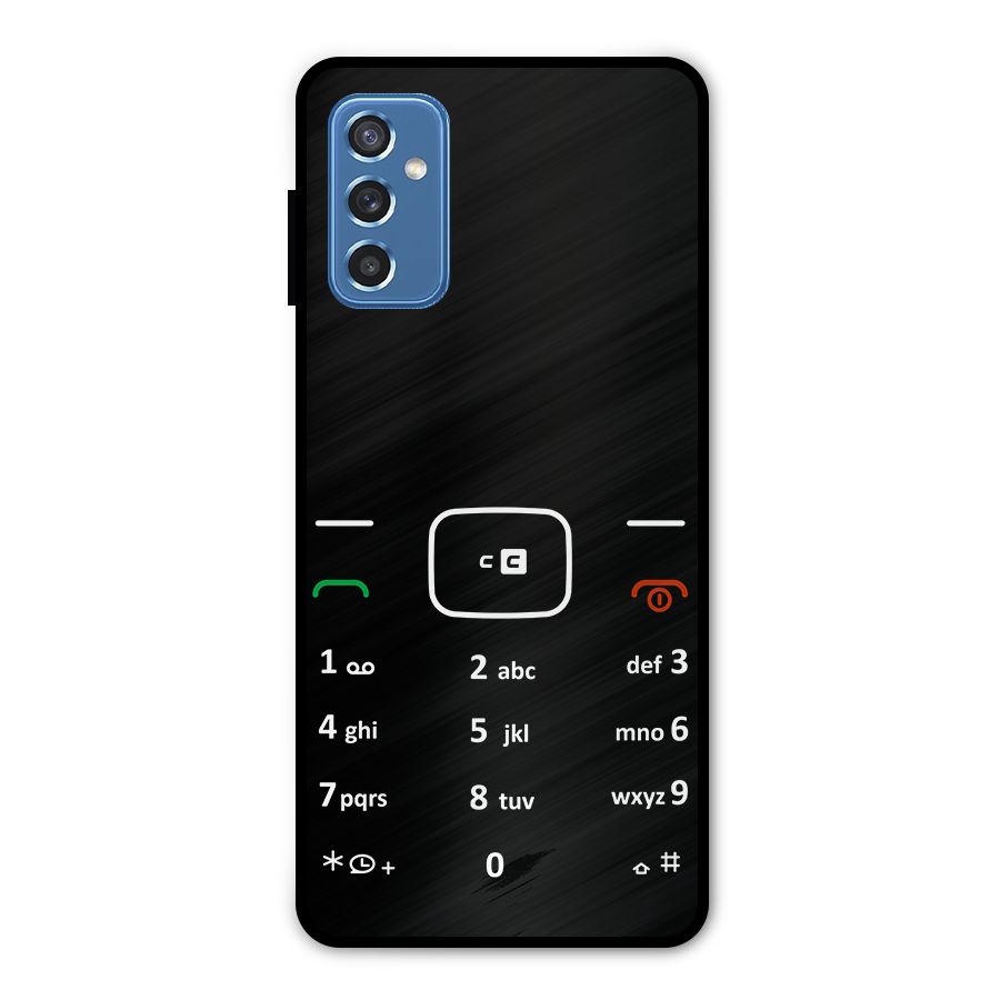 Vintage Smart Phone Metal Back Case for Galaxy M52 5G