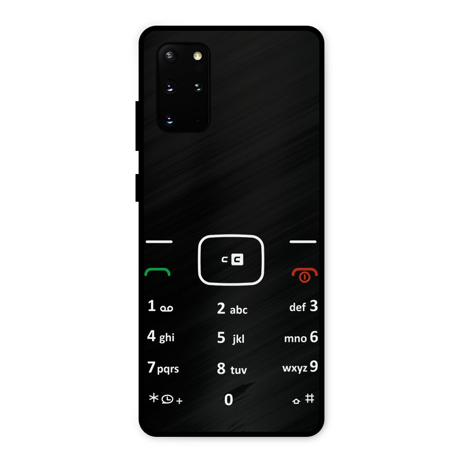 Vintage Smart Phone Metal Back Case for Galaxy S20 Plus