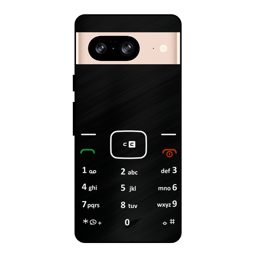 Vintage Smart Phone Metal Back Case for Google Pixel 8