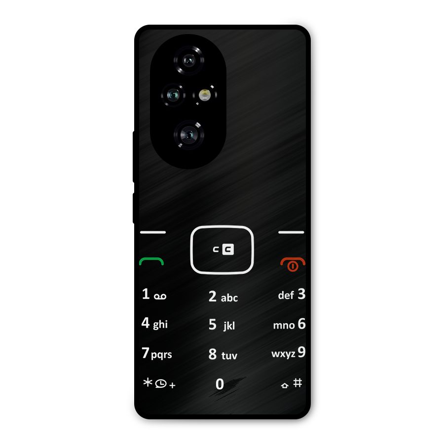 Vintage Smart Phone Metal Back Case for Honor 200 Pro