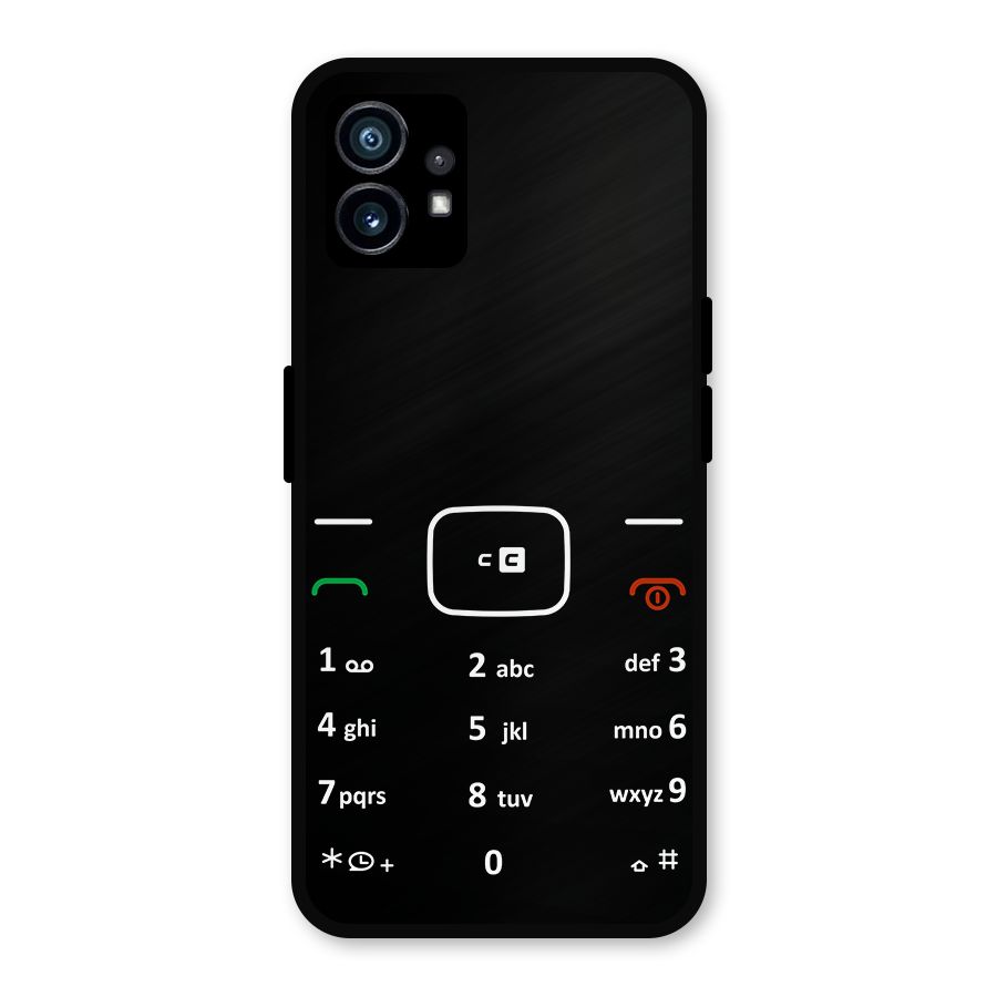 Vintage Smart Phone Metal Back Case for Nothing Phone 1