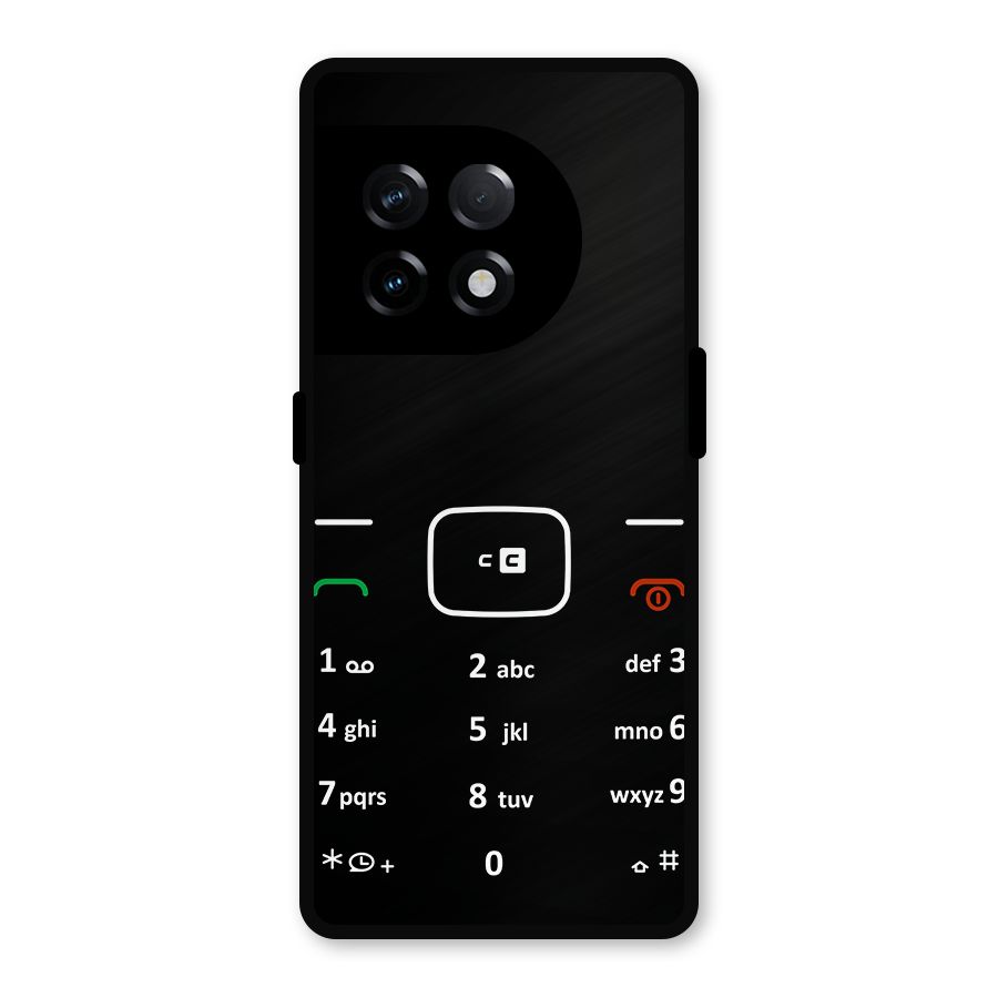 Vintage Smart Phone Metal Back Case for OnePlus 11R