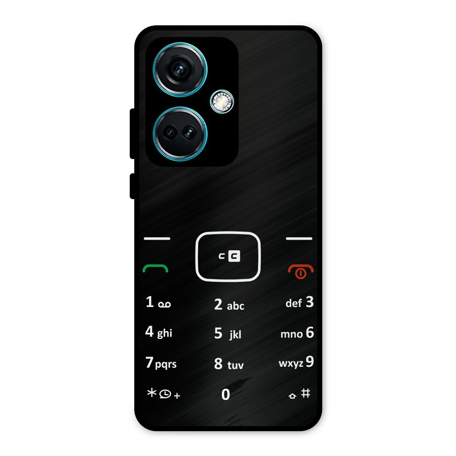 Vintage Smart Phone Metal Back Case for OnePlus Nord CE 3 5G