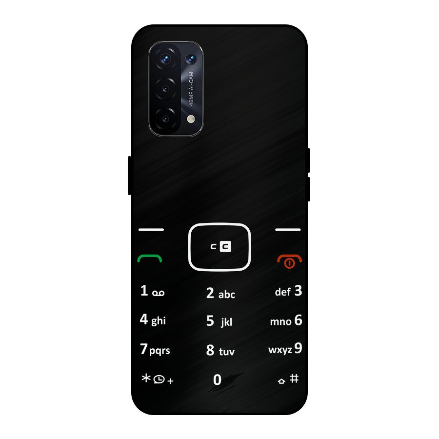 Vintage Smart Phone Metal Back Case for Oppo A74 5G