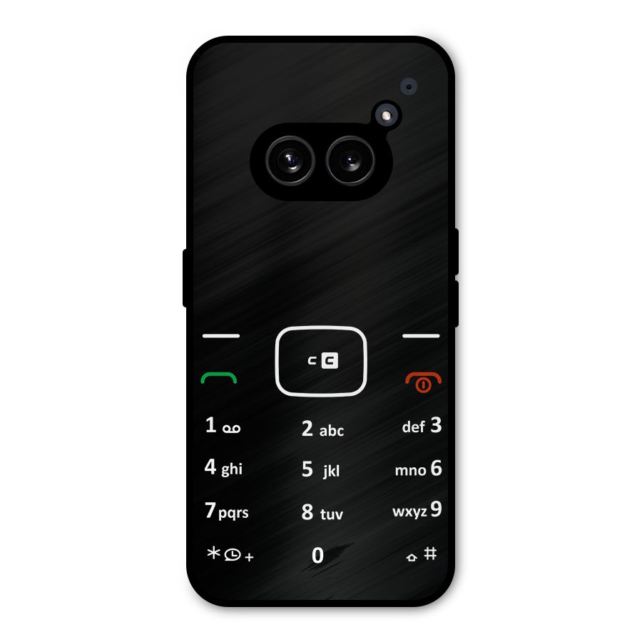 Vintage Smart Phone Metal Back Case for Nothing Phone 2a