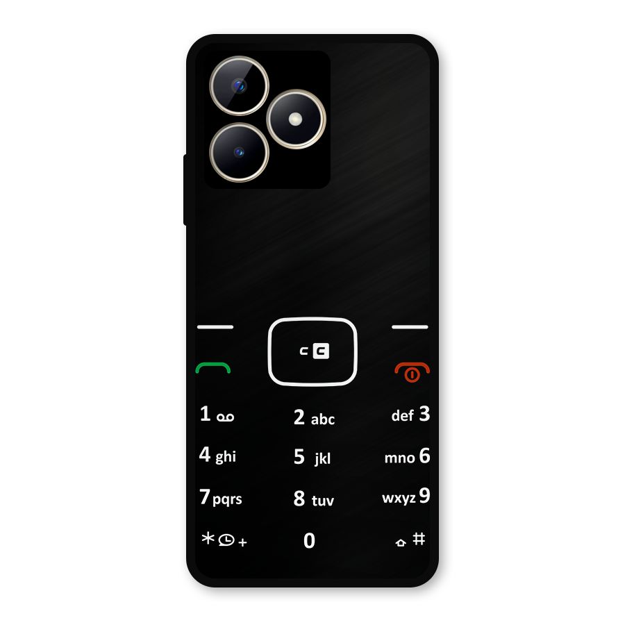 Vintage Smart Phone Metal Back Case for Realme C53
