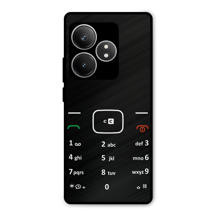 Vintage Smart Phone Metal Back Case for Realme GT 6T