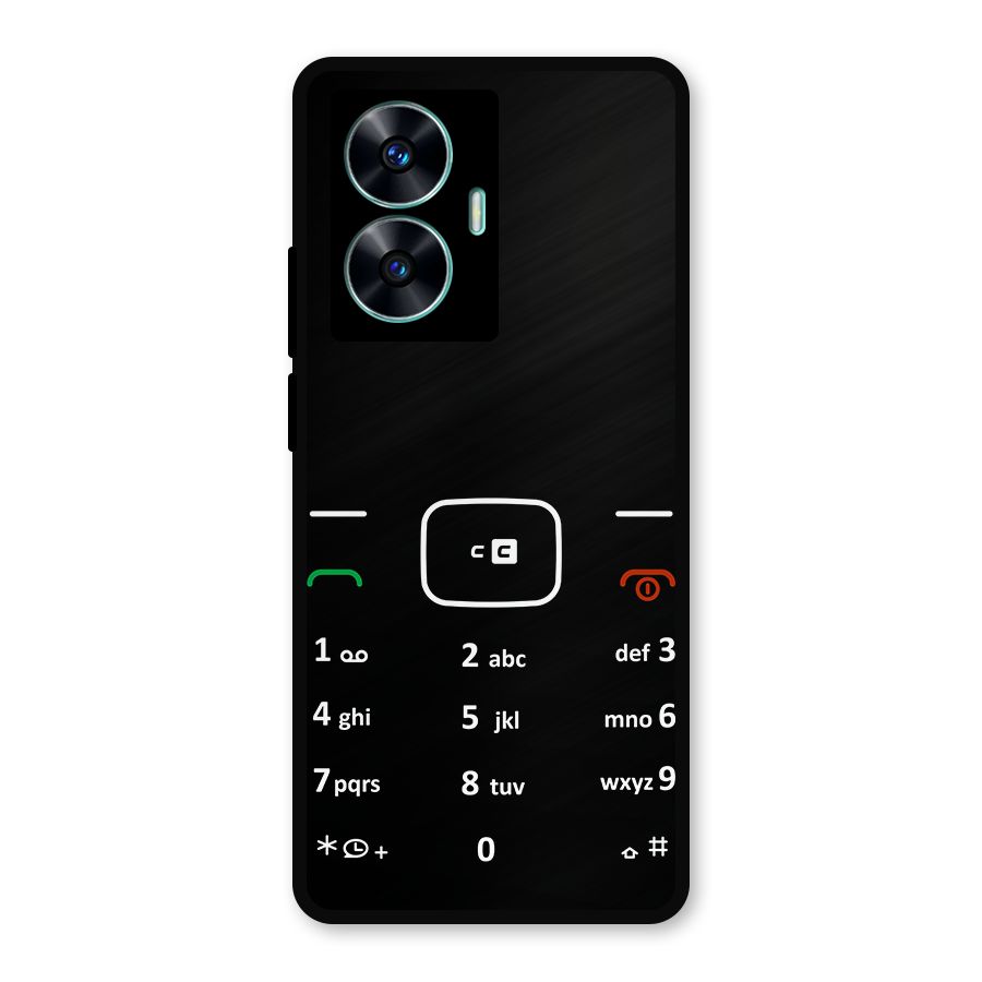 Vintage Smart Phone Metal Back Case for Realme Narzo N55