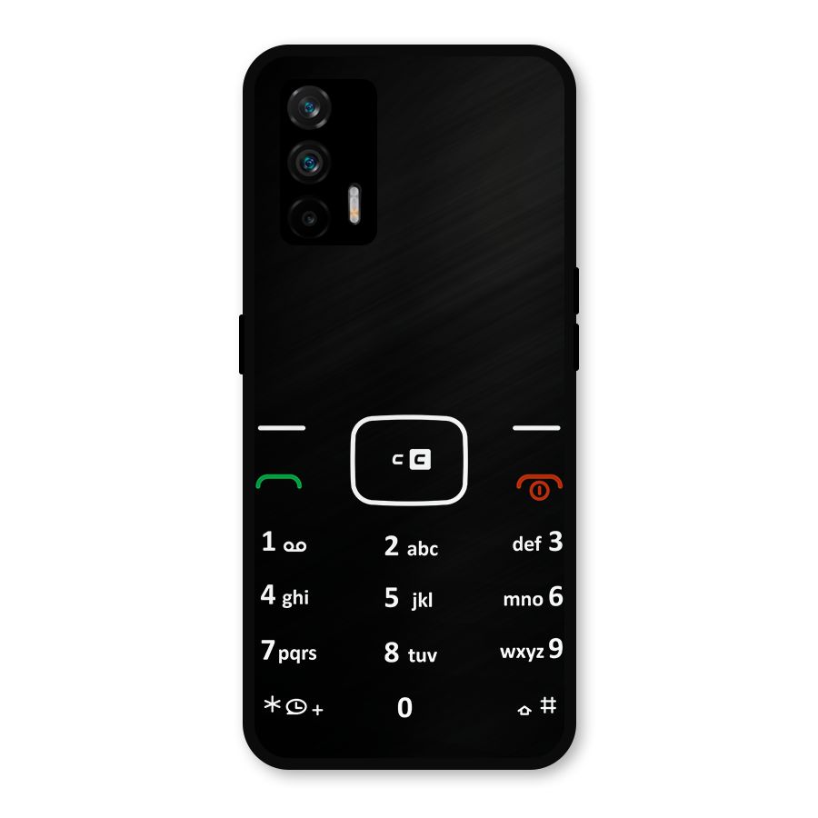 Vintage Smart Phone Metal Back Case for Realme X7 Max