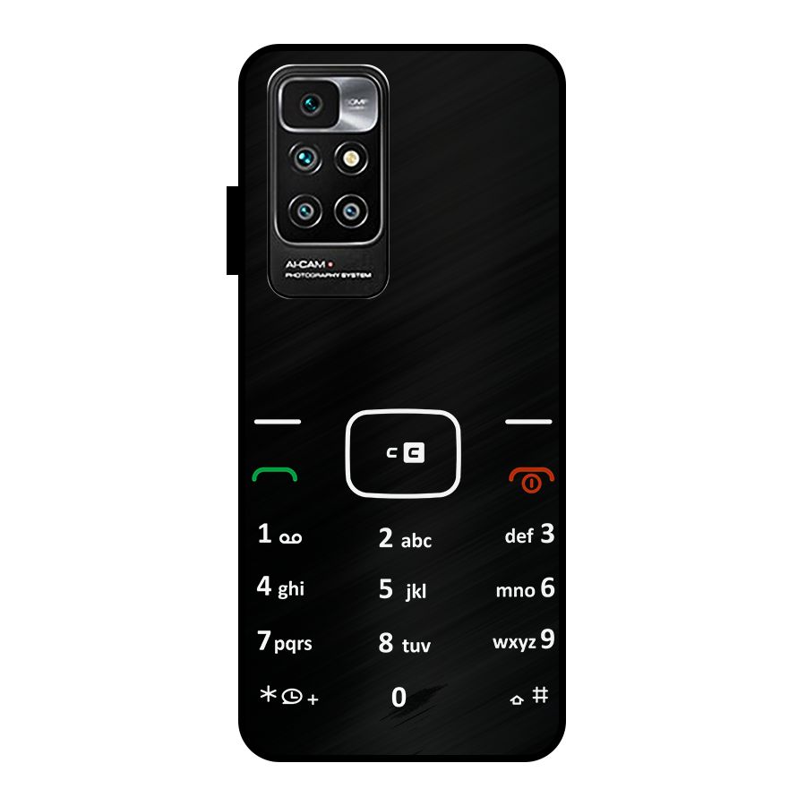 Vintage Smart Phone Metal Back Case for Redmi 10 Prime