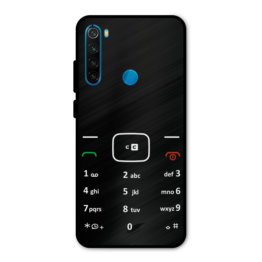 Vintage Smart Phone Metal Back Case for Redmi Note 8
