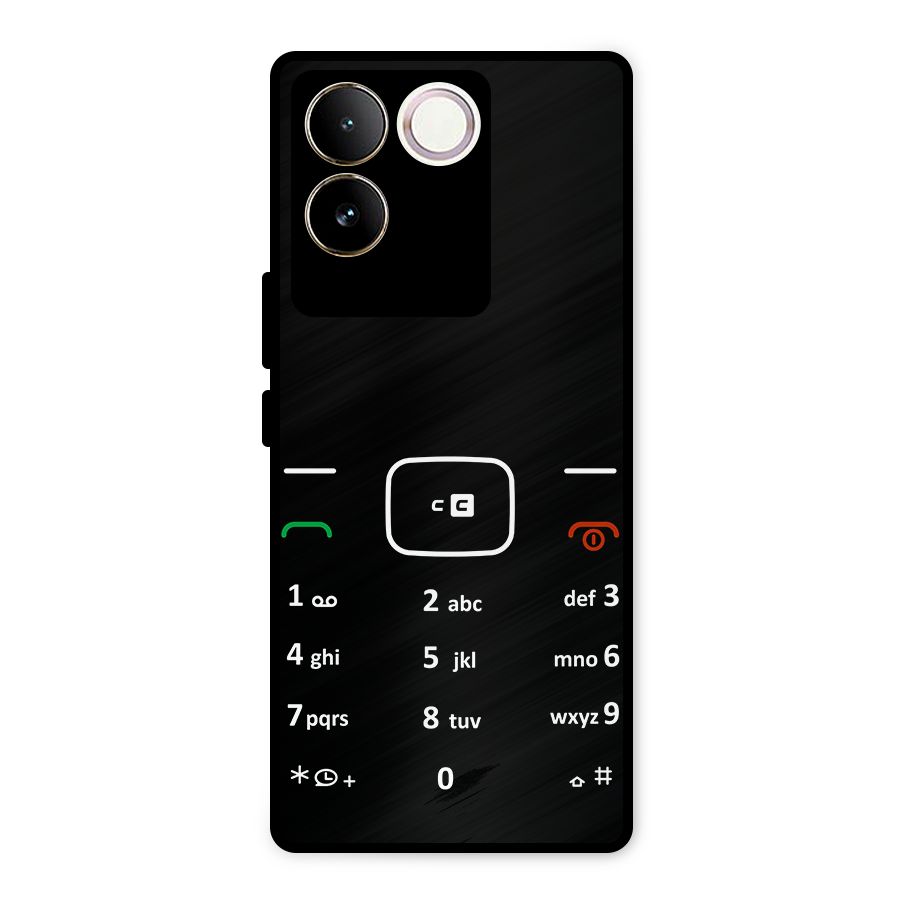 Vintage Smart Phone Metal Back Case for Vivo T2 Pro