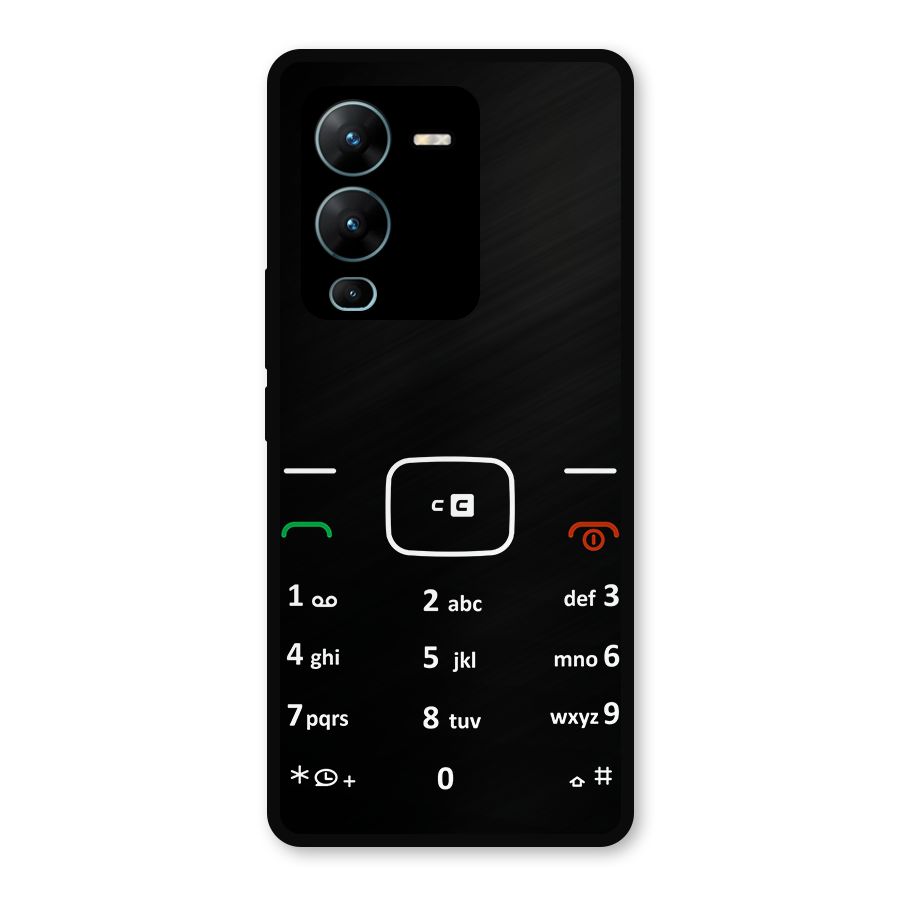 Vintage Smart Phone Metal Back Case for Vivo V25 Pro